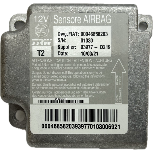 Fiat Ducato 250 Airbag-Steuergerät Reparatur