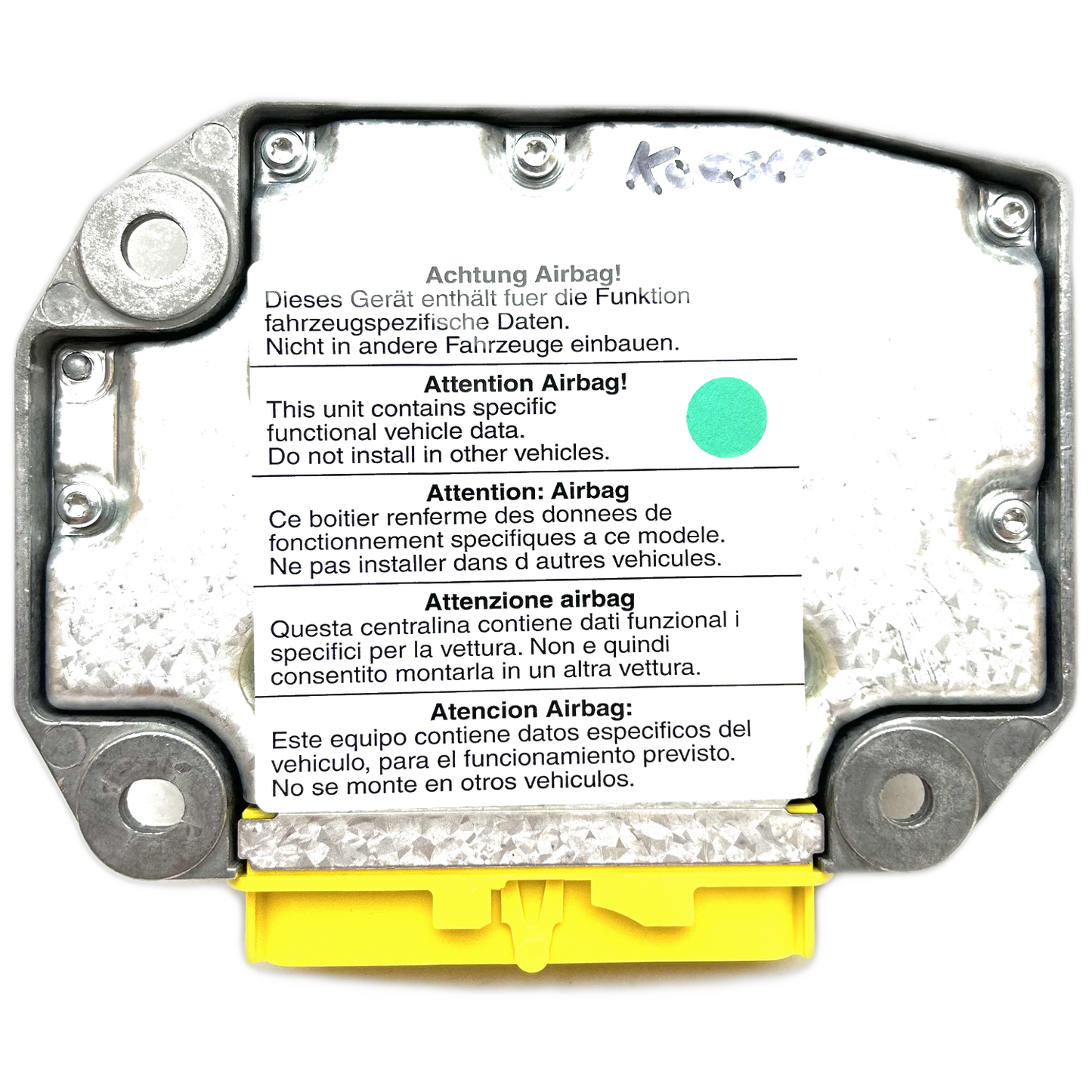 Porsche Cayman 981 Airbag-Steuergerät Reparatur