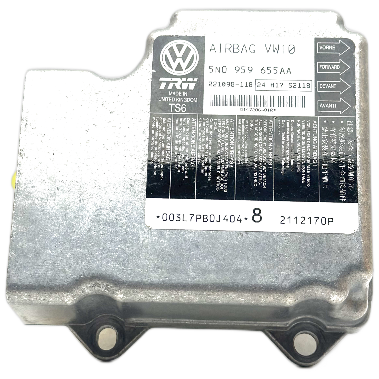 Volkswagen Tiguan BW2 Airbag-Steuergerät Reparatur