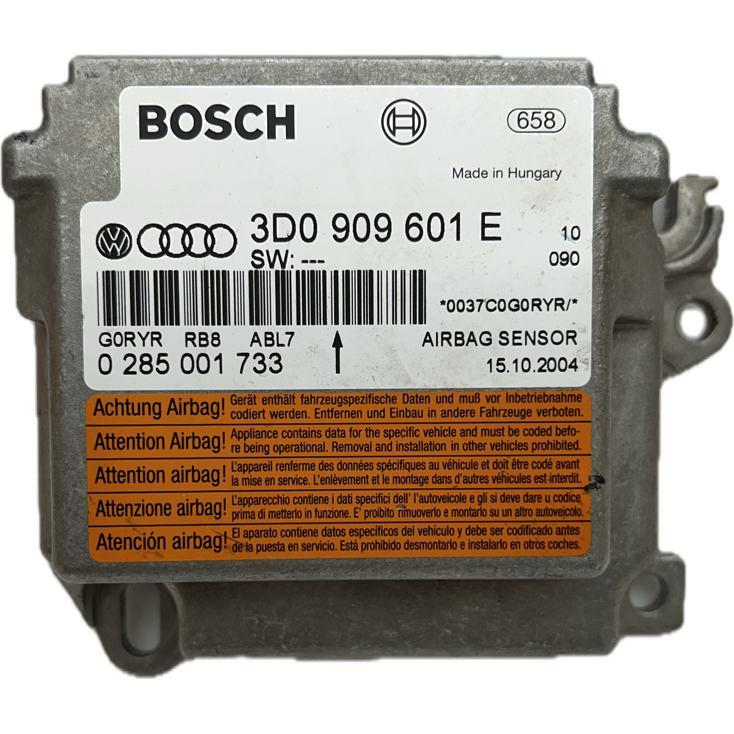 Porsche Cayenne 955 Airbag-Steuergerät Reparatur