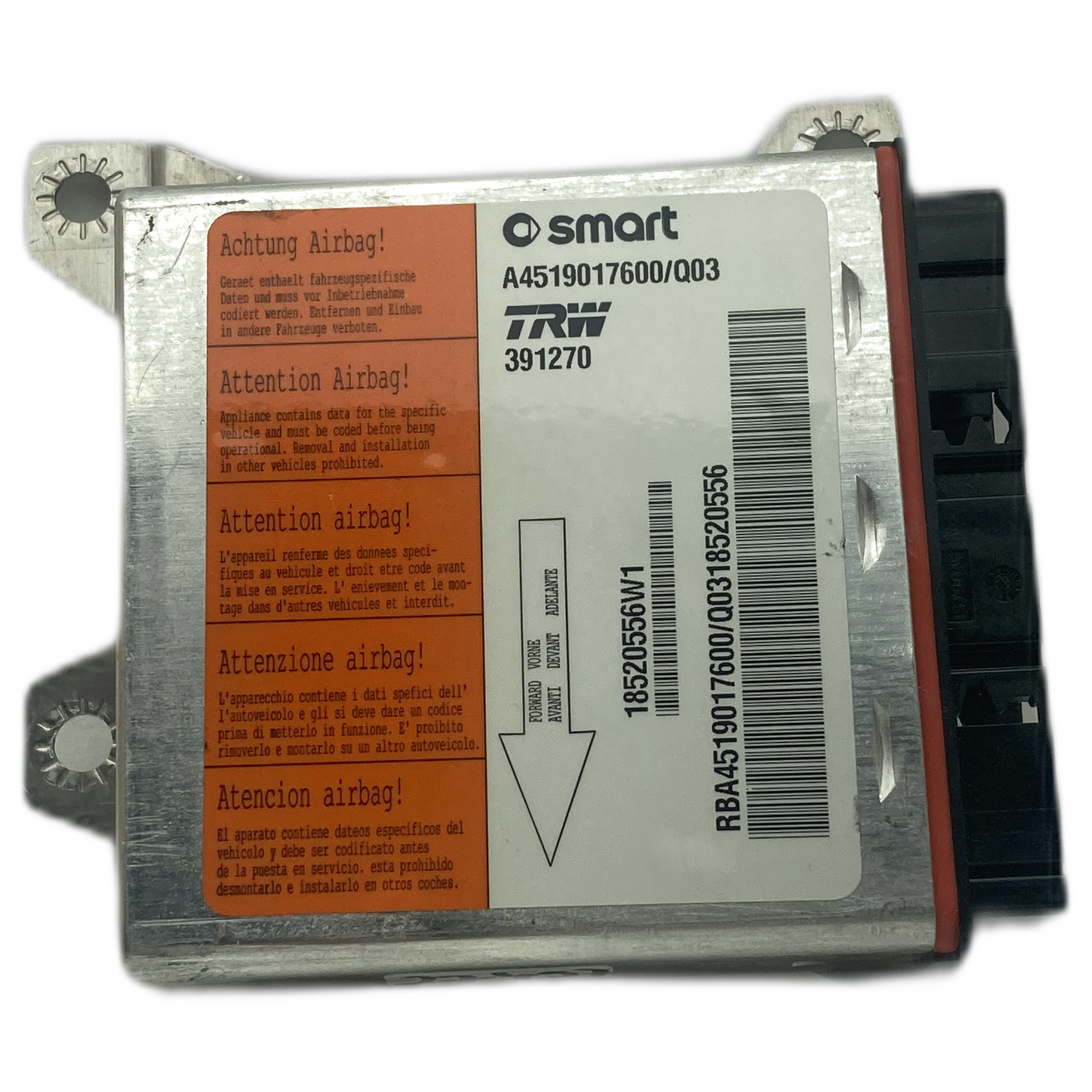 Smart Fortwo C451 Airbag-Steuergerät Reparatur